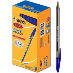 Caneta cristal bic azul unidade