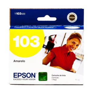 Cartucho Epson 103 Original Amarelo